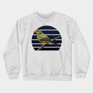 jz.birds Greenfinch Bird Animal Art Crewneck Sweatshirt